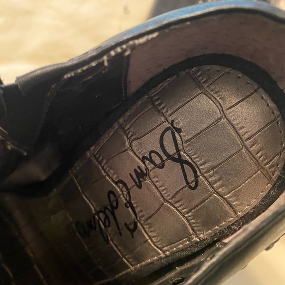 Sam Edelman black leather studded booties - Picture 2 of 6